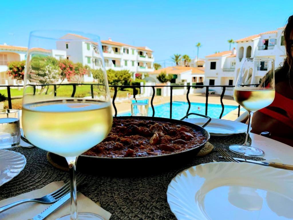 Precioso Apartamento Residencial Con Piscina Cala En Porter  Екстериор снимка