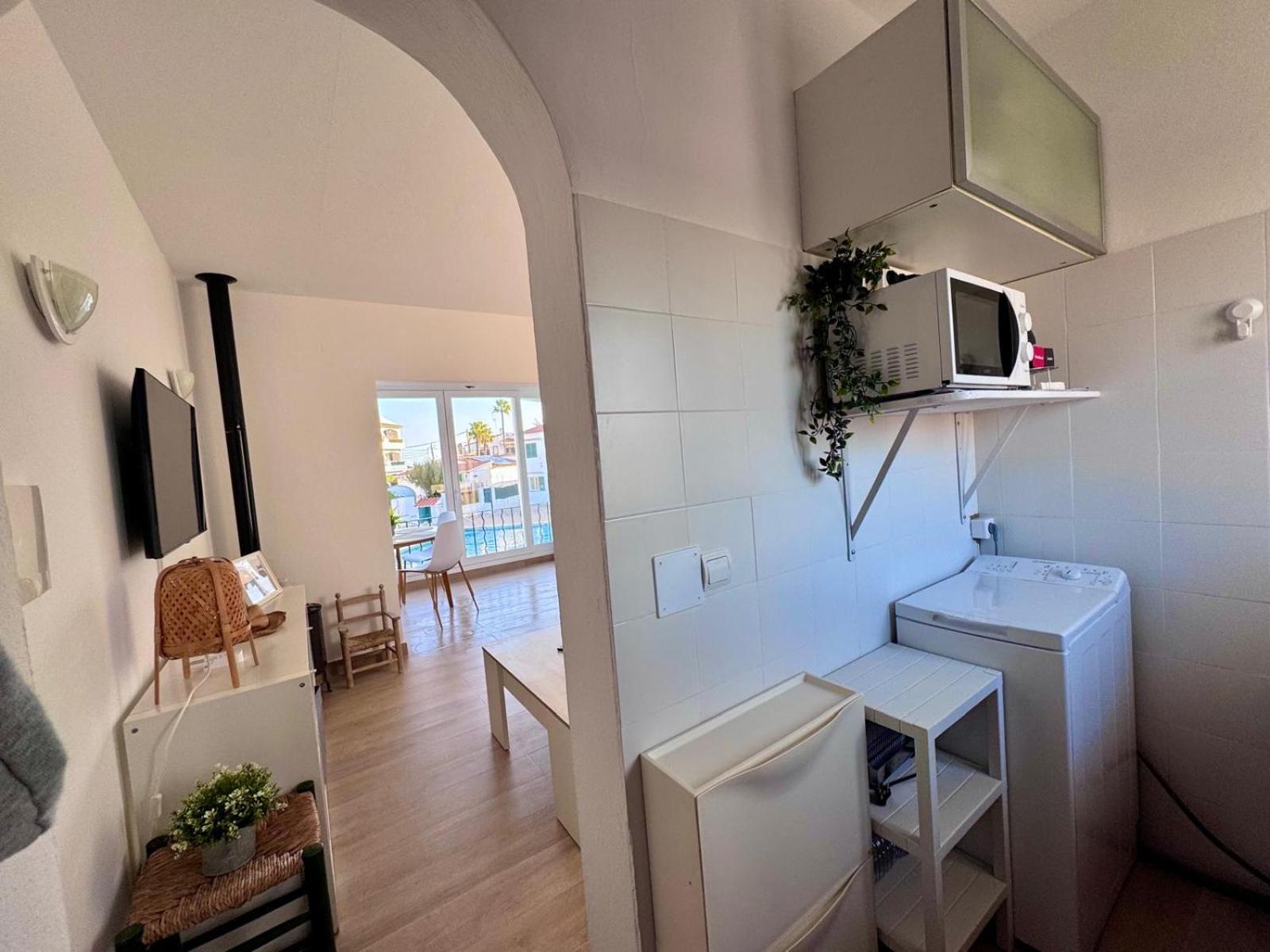 Precioso Apartamento Residencial Con Piscina Cala En Porter  Екстериор снимка